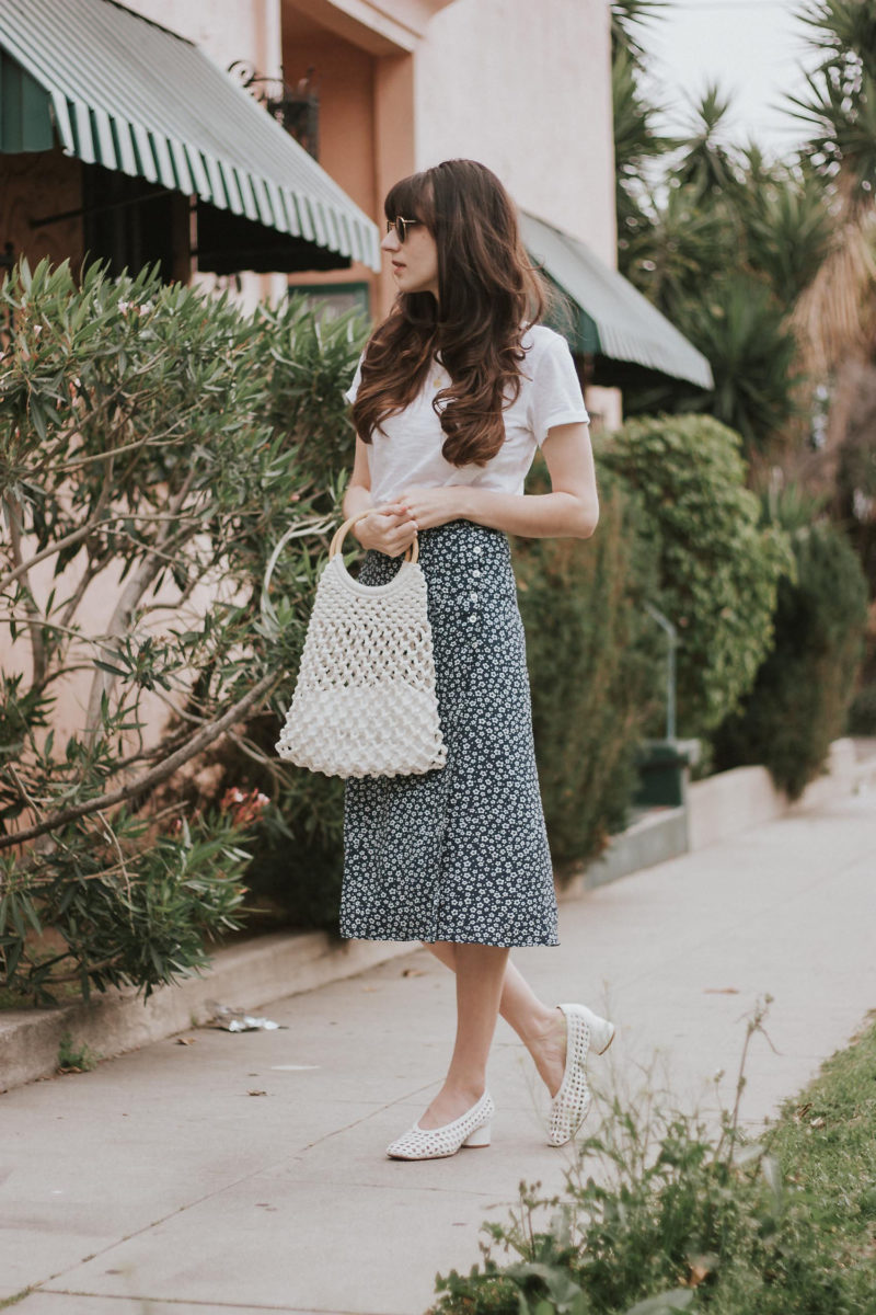 The French-Style Floral Skirt is Particularly Good-Looking