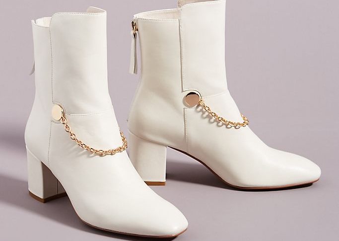 Modern and Chic with White Leather Boots